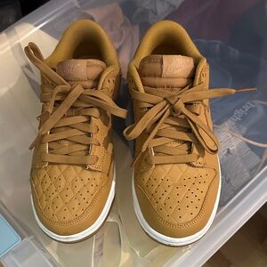 Nike Brown Quilted Sneakers